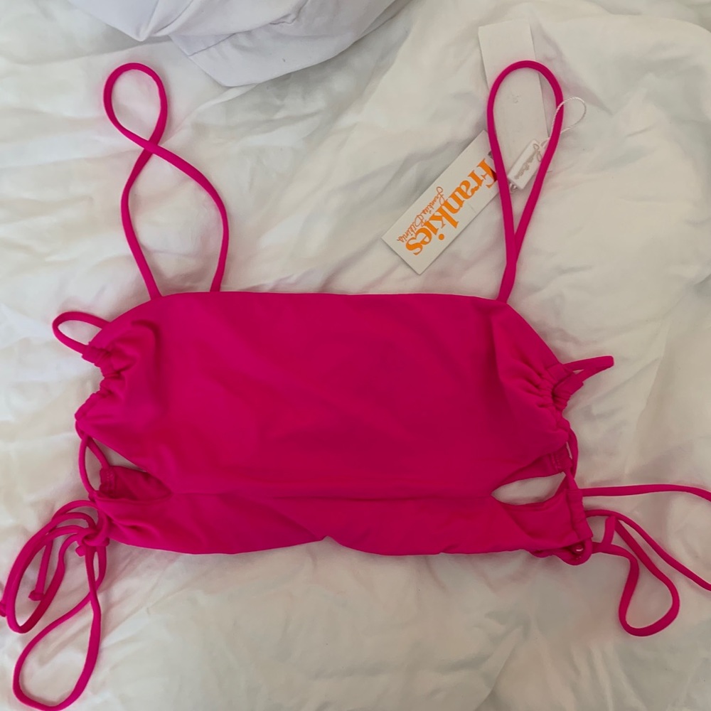 Frankie’s Bikini London Top Pink fuscha Size M